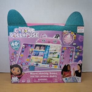 Gabby’s Dollhouse Meow-Mazing Board Game Dreamworks Netflix Kids Family